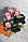 Мильний букет-комплімент Бутончики Троянди та ожина в бурому стакані 2, фото 2