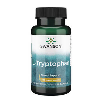 Л-Триптофану Свансон / Swanson L-Tryptofan 500 mg (60 caps)