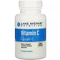 Витамин С Quali-C Lake Avenue Nutrition 1000 мг 60 капсул
