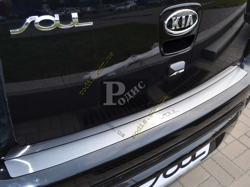 Купить Накладка на бампер "Premium" Kia Soul 2008-2013 - Киа Соул, цена ...