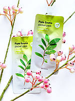 Ночная маска с экстрактом зеленого чая MISSHA Pure Source Pocket Pack Green Tea 10 ml