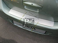 Накладка на бампер "Premium" Nissan Tiida 4D 2004-2011 - Ниссан Тиида