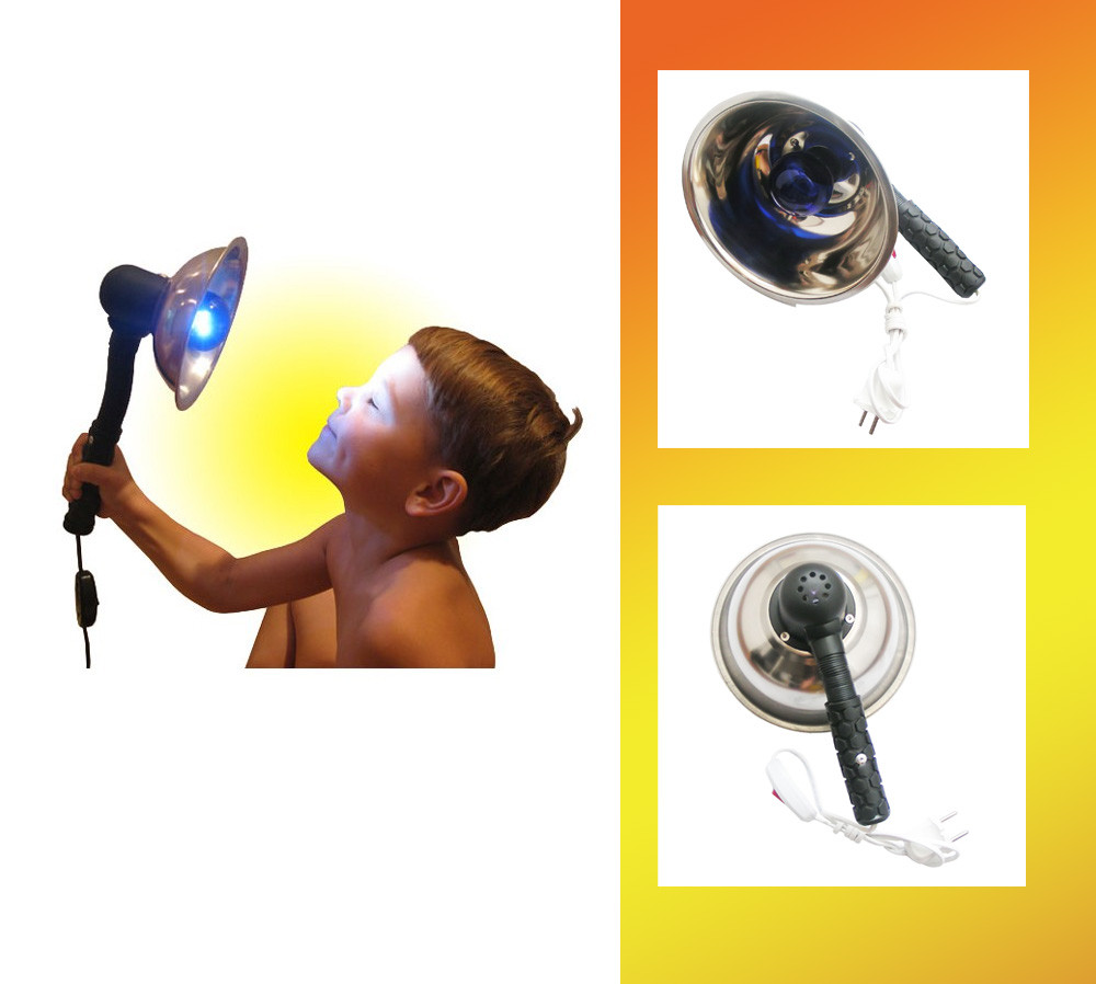 Рефлектор Мініна (синя лампа) «Класика» з великим відбивачем Ø180 мм /Праймед/