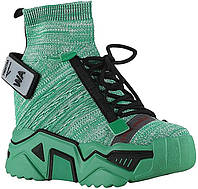 Модные женские кроссовки Anthony Wang на массивной платформе со шнуровкой в ретро-стиле.