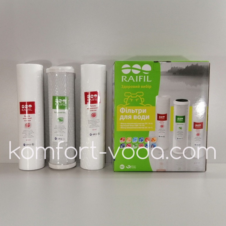 Комплект картриджів RAIFIL OSMOS GREEN