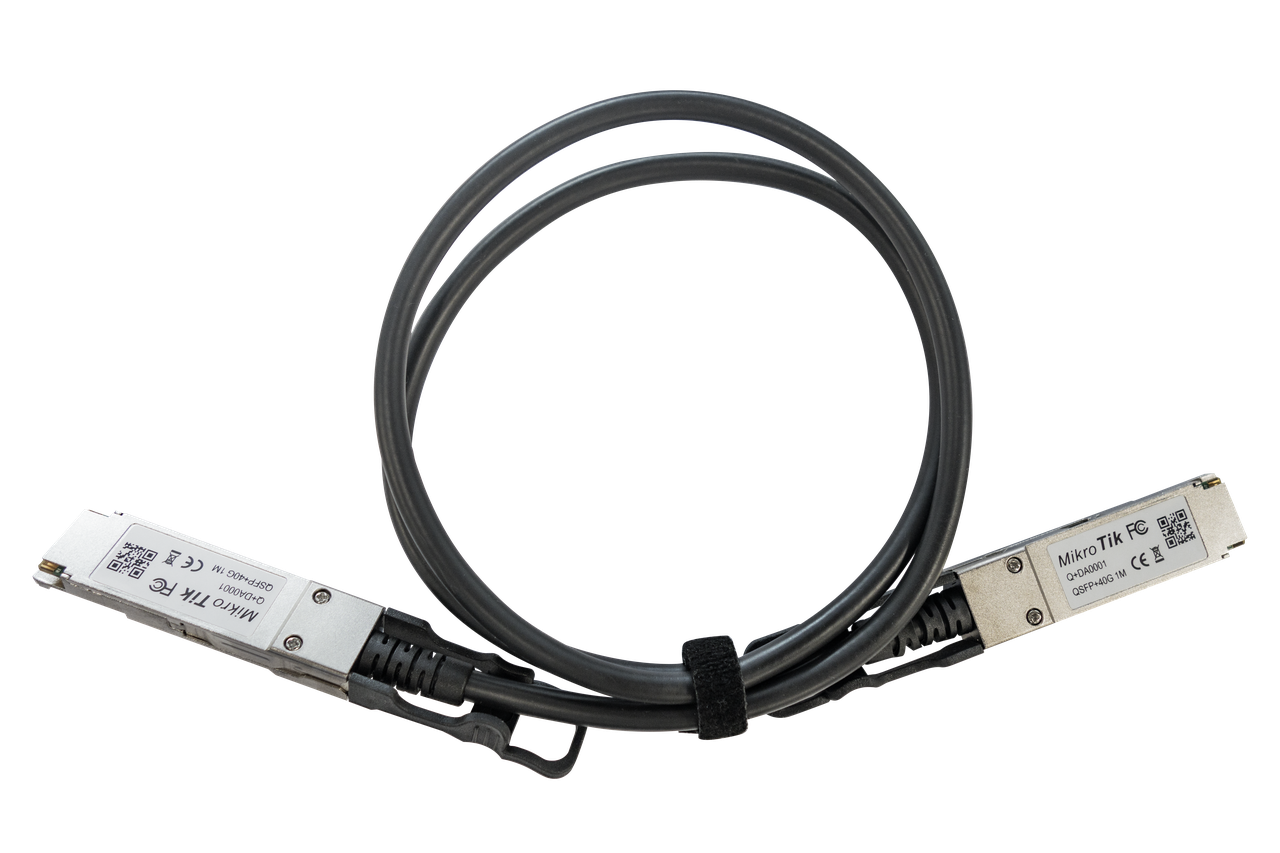 Кабель MikroTik DAC QSFP+ to QSFP+ 1M (Q+DA0001)