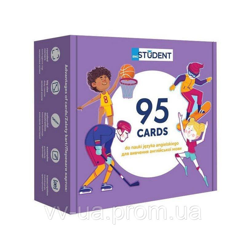 Купить Карточки English Student для изучения английского языка Спорт и ...