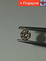 Натуральний діамант шампань 0.2 карат 3.5 x 3.5 x 2.1mm