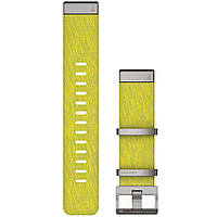 Ремешок Garmin MARQ QuickFit 22мм Jacquard Weave Nylon Strap Yel-Green 010-12738-23