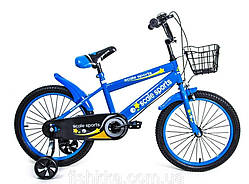 Дитячий велосипед 18 "SCALE SPORTS" Синій T20, Ручний і Дискові Гальма
