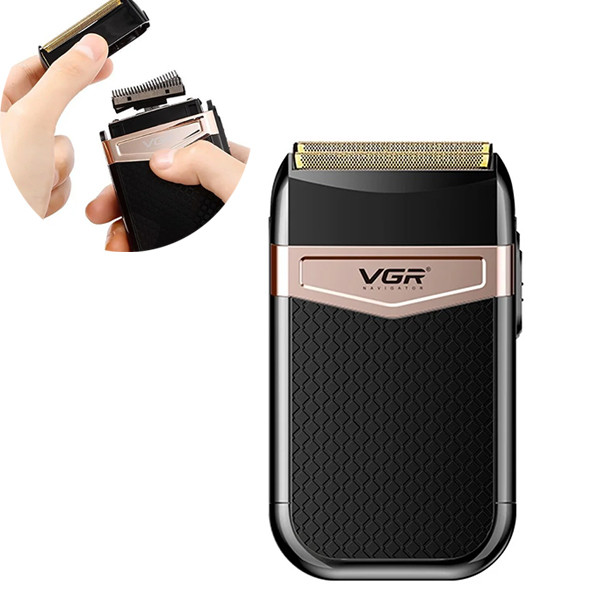 Електробритва акумуляторна VGR V-331 Чорна, фото 1