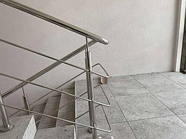 г. Харьков, 1-й Шевченковский въезд, 6.  Нержавеющие перила для лестниц. Перила и поручни для лестниц.  5