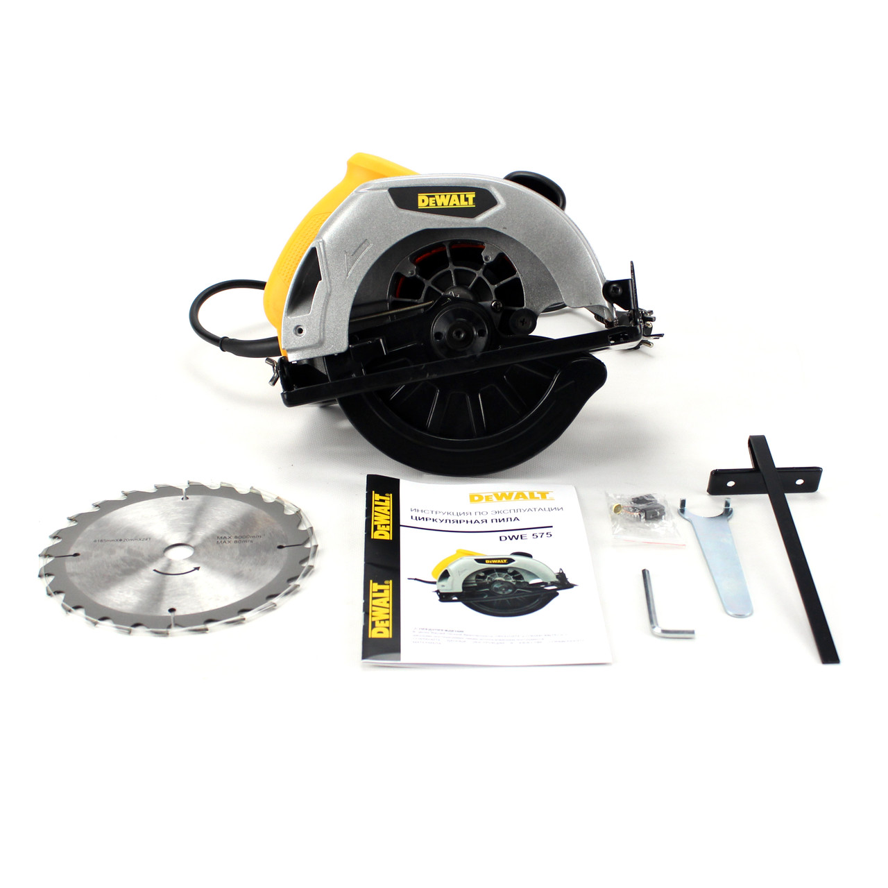 Циркулярна дискова пила DeWalt DWE575 (1200 Вт, 5000 об/хв). Циркулярка Деволт
