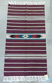 Доріжка гуцульська шерстяна домоткана ручної роботи виткана шерстяними нитками на верстаті 123*68 см