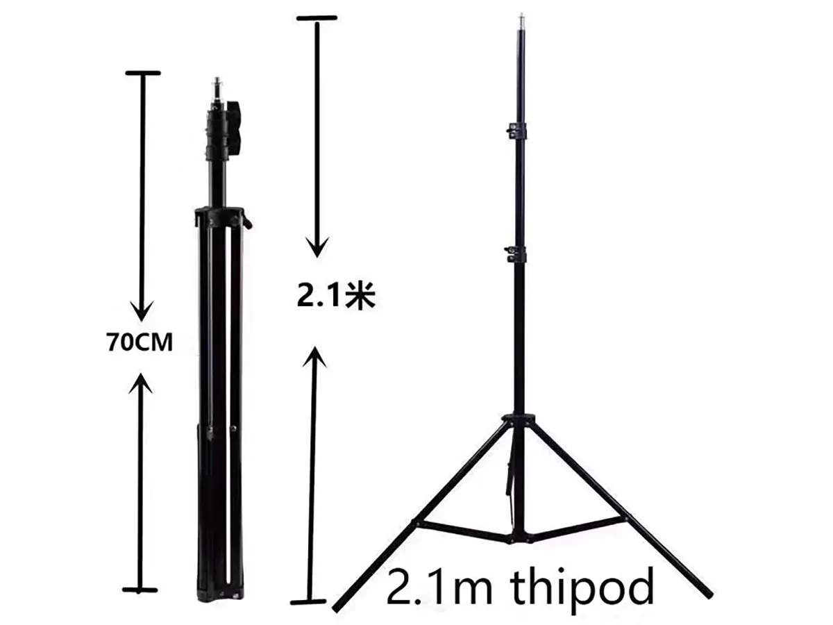 Штатив для лампи діодної кільцевої 2,1м 30шт 9813, фото 1