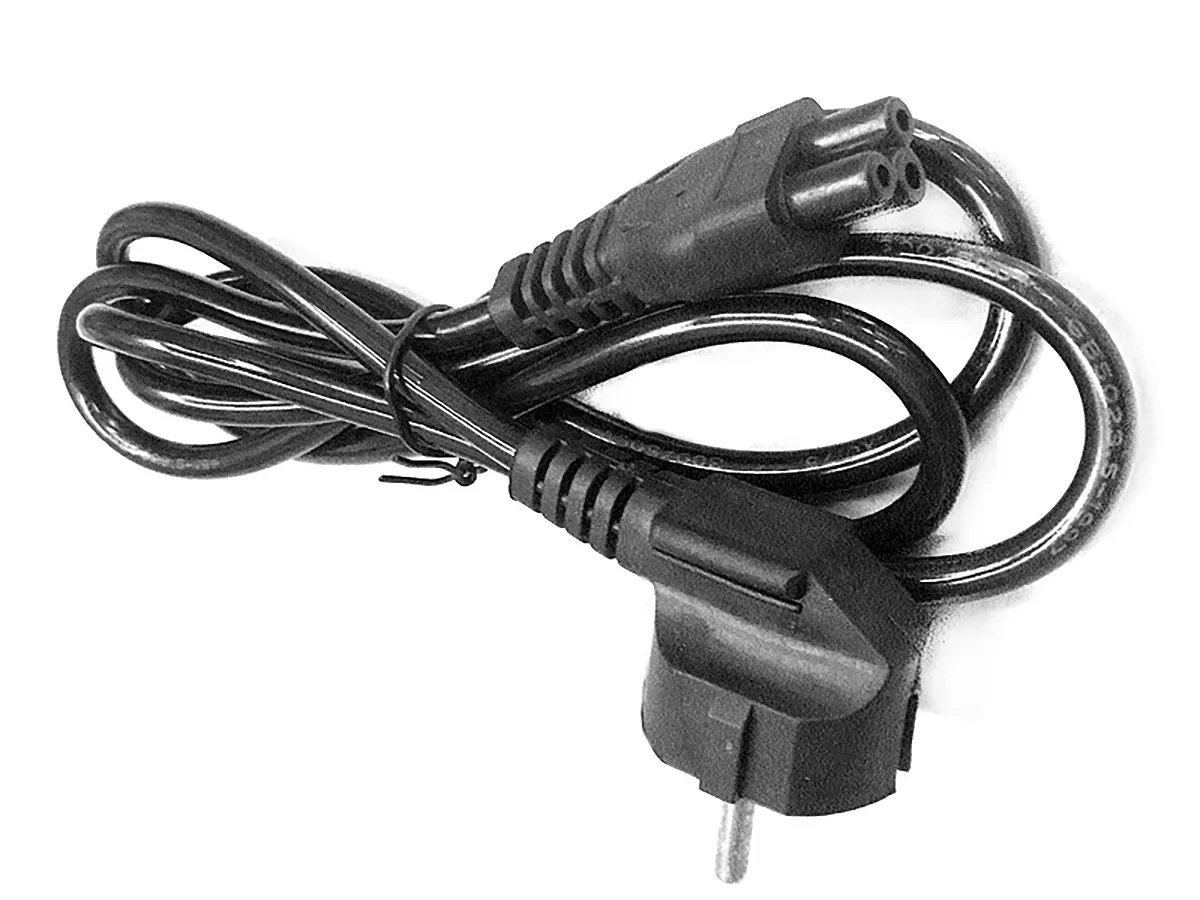 Мережевий шнур для блока живлення кутова вилка WIRE-001 250шт 8850, фото 1