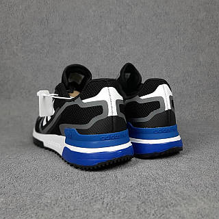ブラックアンドブルー　親株 Чоловічі весняні чорні із синім кросівки Adidas ZX750 HD модні