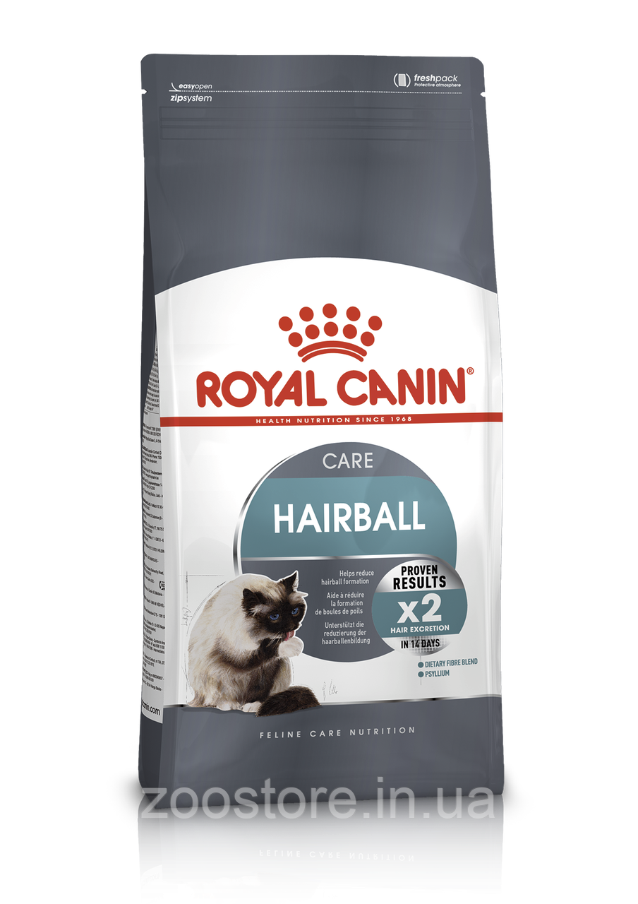Корм сухий Royal Canin для дорослих котів Hairball Care 400 g