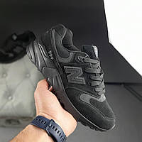 Мужские весенние черные кроссовки New Balance 999 замшевые летние кроссовки нюбеланс отличного качества