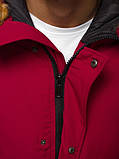 Чоловічий зимовий пуховик Asos (Red), червоний зимовий пуховик, фото 6
