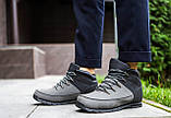 Чоловічі зимові черевики (black/gray), зимові черевики темно-сірі, фото 5