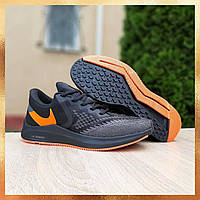 Кроссовки мужские Nike Zoom WINFLC 6 летние, кроссовки найк зум черные тканевые