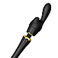 Преміумсибратор мікрофон із насадками Zalo Kyro Wand Obsidian Black, 29х5,3 см., фото 3