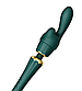 Преміум-вібратор мікрофон із насадками Zalo Kyro Wand Turquoise Green, 29х5,3 см., фото 6