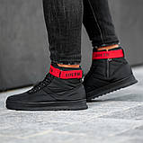 Чоловічі кросівки South Anomality BLACK/RED, класичні чорні кросівки на осінь, фото 5