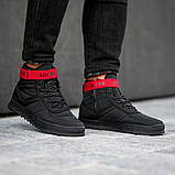 Чоловічі кросівки South Anomality BLACK/RED, класичні чорні кросівки на осінь, фото 6