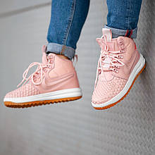 Жіночі кросівки в стилі Nike Lunar Force (Pink), Nike AF 1 (Репліка ААА)
