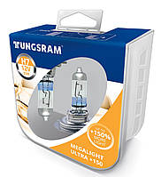 Megalight Ultra Н7 +150% Tungsram — на 150% більше світла (Угорщина) (ціна за дві лампи)
