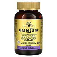 Вітаміни Omnium Phytonutrient Complex Multiple Vitamin and Mineral Formula Solgar 90 таблеток