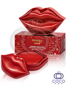 Патчі для губ Bioaqua Cherry Collagen Moisturizing Essence Lip Film 60 г