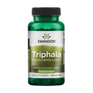 Трифала Свансон/Swanson Triphala 500 mg (100 caps)