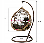 Підвісне крісло KASOS XL, фото 4