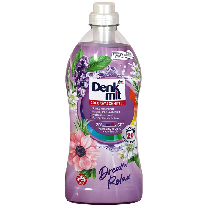 Гель для прання Denkmit Color Dream Relax НОВИНКА 1 л 20 циклів прання