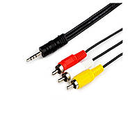 Кабель ATCOM 3RCA -TRRS jack 17320