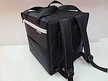 Професійна термосумка рюкзак 38*38см висота 43см для кур'єрської доставки, фото 2