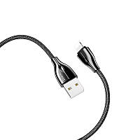 HOCO U88 USB AM на iPhone data cable 2.4A 1,2m Black