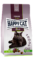 Сухой корм Happy Cat Sterilised Weide Lamm для кастрированных котов и стерилизованных кошек с ягненком, 300гр