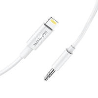 BOROFONE BL9 Digital с AUX на Lightning (iphone) 1m white