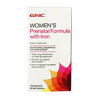 Комплекс витаминов без железа для беременных женщин GNC Women`s Prenatal Formula without Iron (120 caplets)