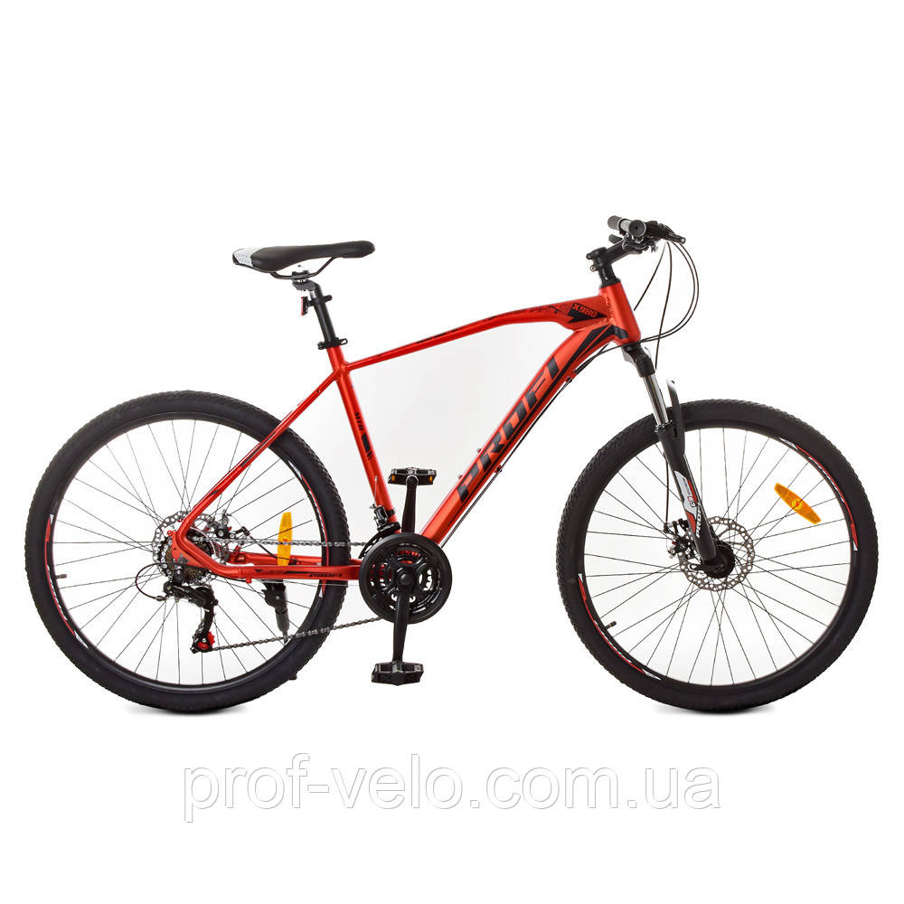 Велосипед спортивний 26" Profi VELOCITY червоно-чорний