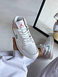 Жіночі кросівки Nike Air Jordan Retro 1 Mid High "Ice Cream" | Найк Аір Джордан 1 "Ice Cream", фото 3