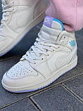 Жіночі кросівки Nike Air Jordan Retro 1 Mid High "Ice Cream" | Найк Аір Джордан 1 "Ice Cream", фото 8
