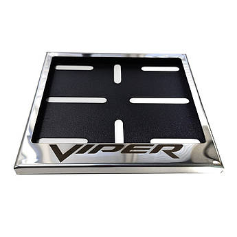 Рамка для номера моторолера, мопеда 49см3 з надписом Viper