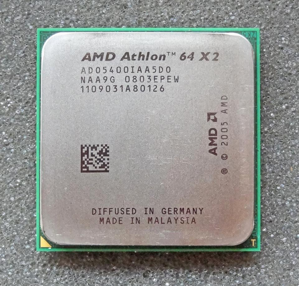 Процессор AMD на Socket Am2 на 2 ЯДРА ATHLON 64 X2 5400 ( 2 По 2.8 Ghz ...