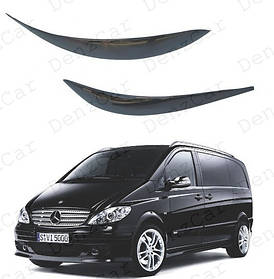 Вії на фари Mercedes-Benz Vito (2003-2010)\Накладки на фари Мерседес Бенц Віто 639 (AV-Tuning)