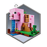 LEGO Minecraft 21170 Будинок-свиня, фото 8